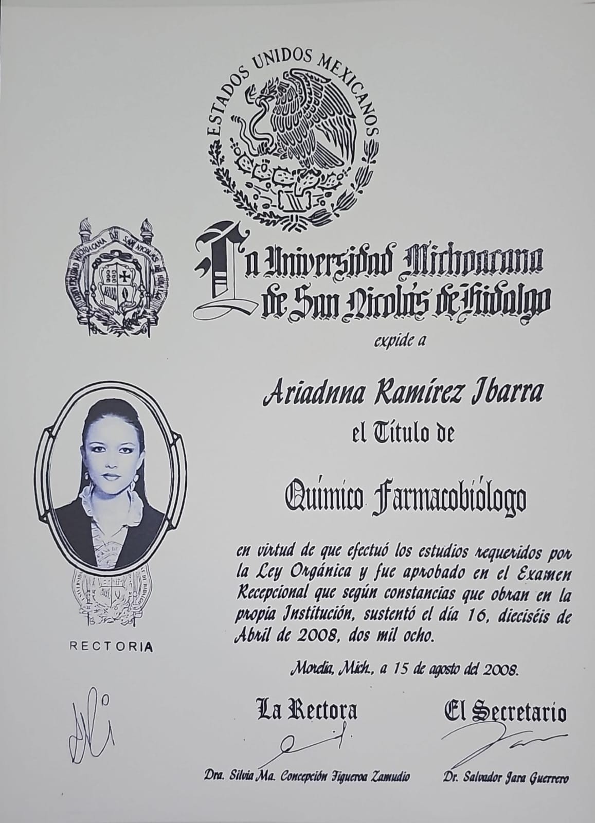 Título QFB UMSNH